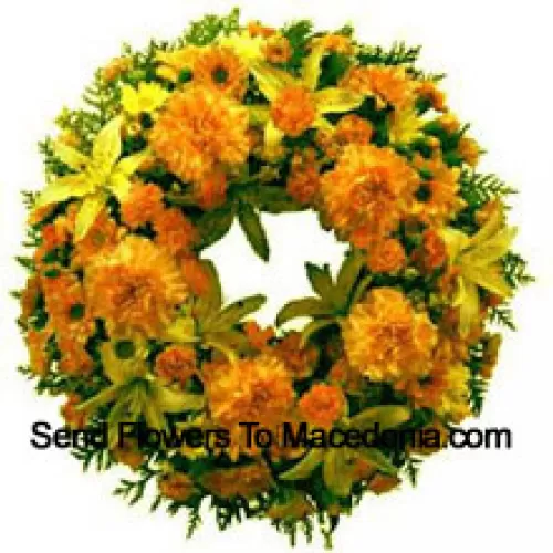 Mixed Flower Wreath
